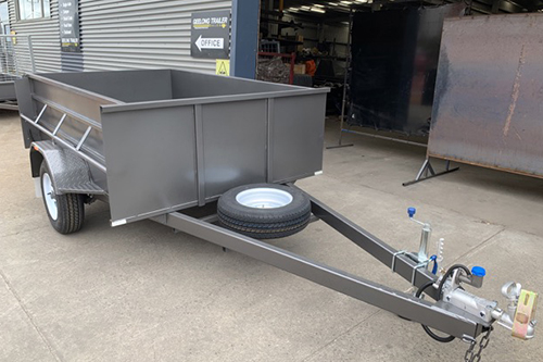 0991 single axle heavy duty trailer