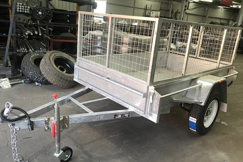 4744 single axle heavy duty trailer